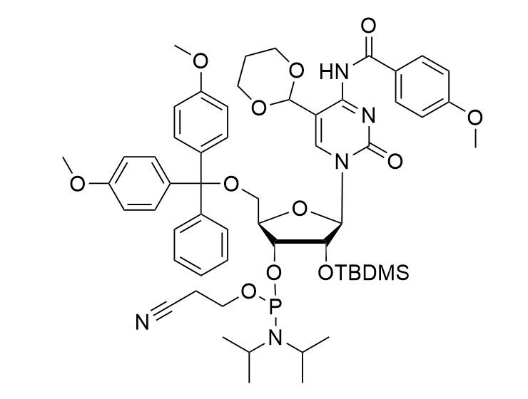 5-Formyl-N4-(4-Methoxybenzoyl)-rC Phosphoramidite