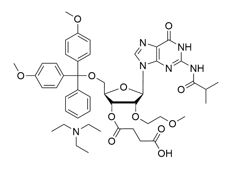 2'-MOE-G(ibu)-3'-succinate, TEA  salt