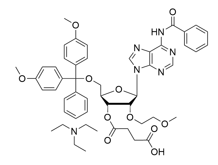2'-MOE-A(Bz)-3'-succinate, TEA  salt