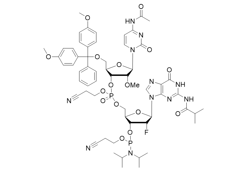 5'-O-DMT-2'-OMe-C(Ac)-P-2'-F-G(ibu) Phosphoramidite