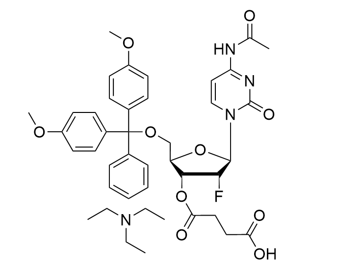 2'-F-dC(Ac)-3'-succinate, TEA  salt