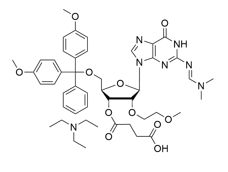 2'-MOE-G(dmf) -3'-succinate, TEA  salt