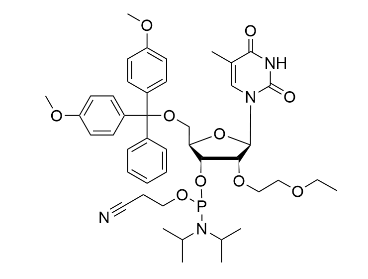 2'-O-EOE-5-Me-rU-CE-Phosphoramidite