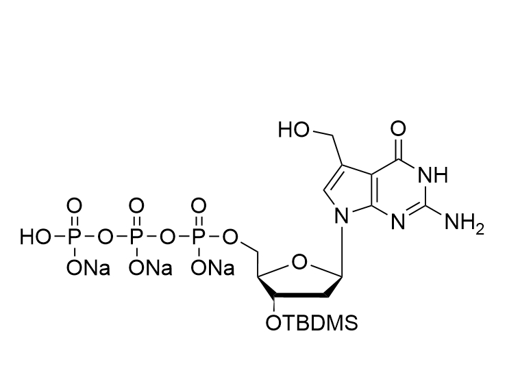 3'-O-TBDMS-7-HOCH2-7-Deaza-2'-dGTP·Na3