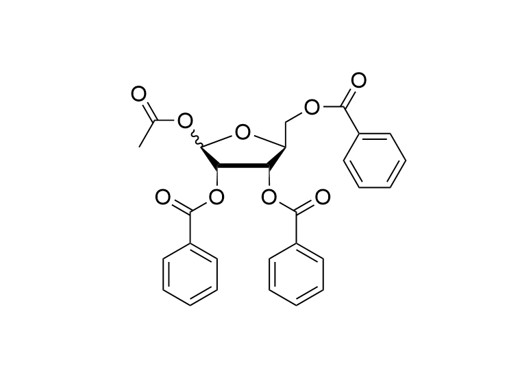 1-乙酰基-2,3,5-三苯甲酰基-β-L-呋喃核糖