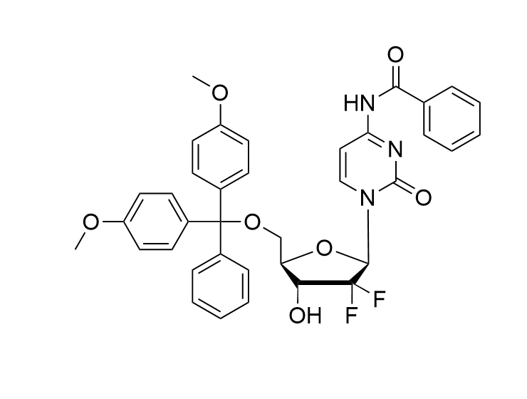 5'-O-DMT-2'-di-F-N4-Bz-dC
