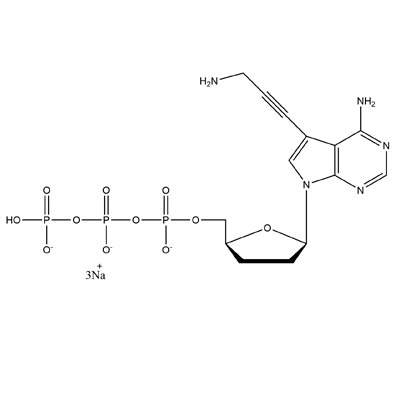 5-(3-Amino-1-Propyn-1-yl)-7-Deaza-2', 3'-DiDeoxyadenosine-5'-Triphosphate, Trisodium Salt, 100mM Sol