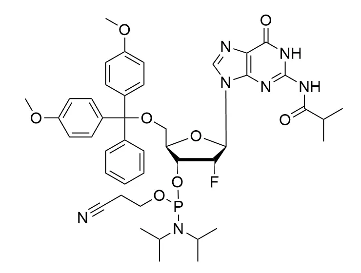 5'-O-DMT-2'-Fluoro-N2-isobutyryl-2'-deoxyguanosine 3'-CE phosphoramidite