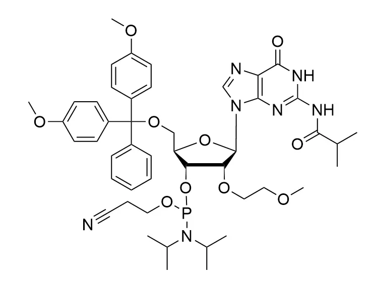 5'-O-DMT-N2-isobutyryl-2'-O-(2-methoxyethyl)guanosine 3'-CE phosphoramidite