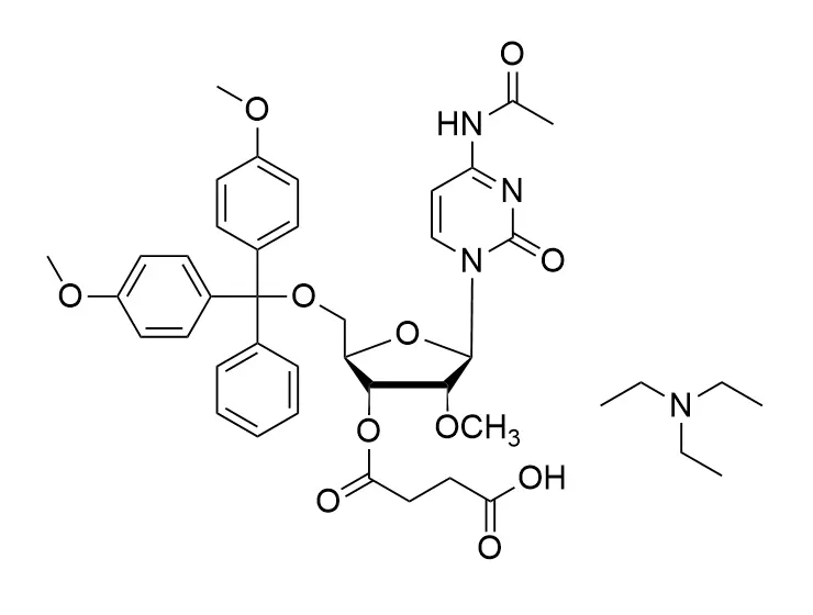 5'-O-DMT-N4-Acetyl-2'-O-methylcytidine-3′-succinate, Triethylammonium salt