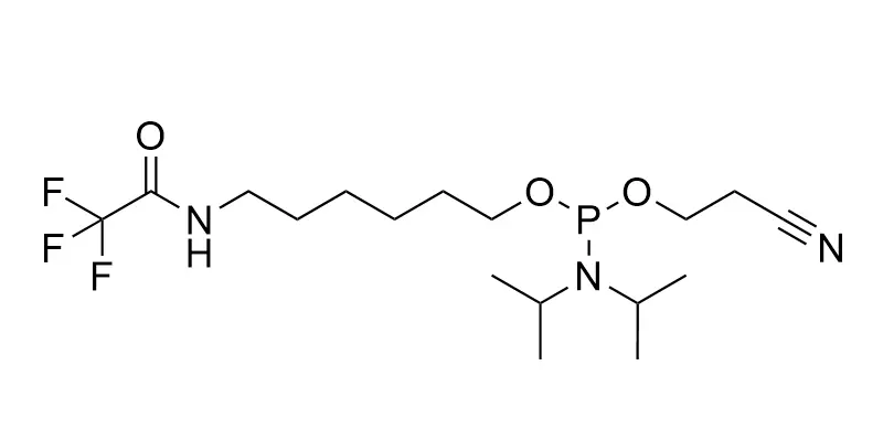 TFA-C6-amine-linker Phosphoramidite CAS NO. 133975-85-6
