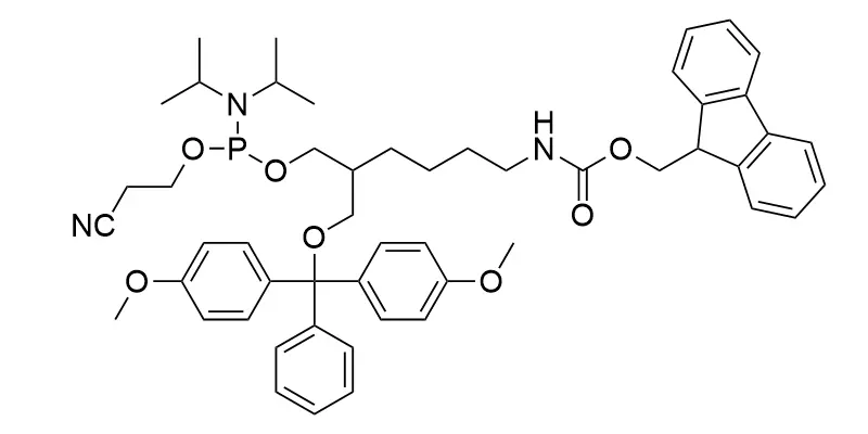Fmoc-6-amino-hexanol-DMT-2-methyl Phosphoramidite CAS NO. 147190-40-7