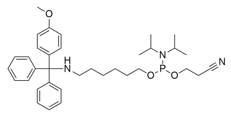 MMT-C6-amine-linker Phosphoramidite CAS NO. 114616-27-2